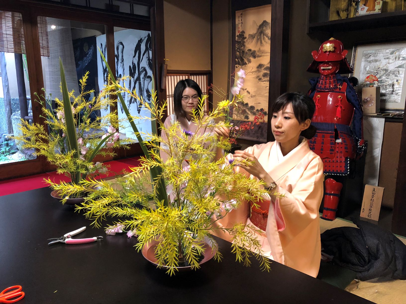 JAPANESE flower arrangement experience